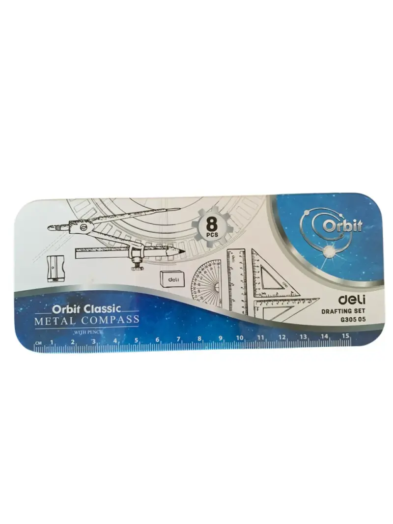 Set de geometría metálico Orbit 8 Piezas nuevo - 1