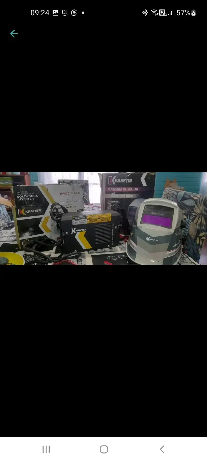 Set soldador inverter Krafter