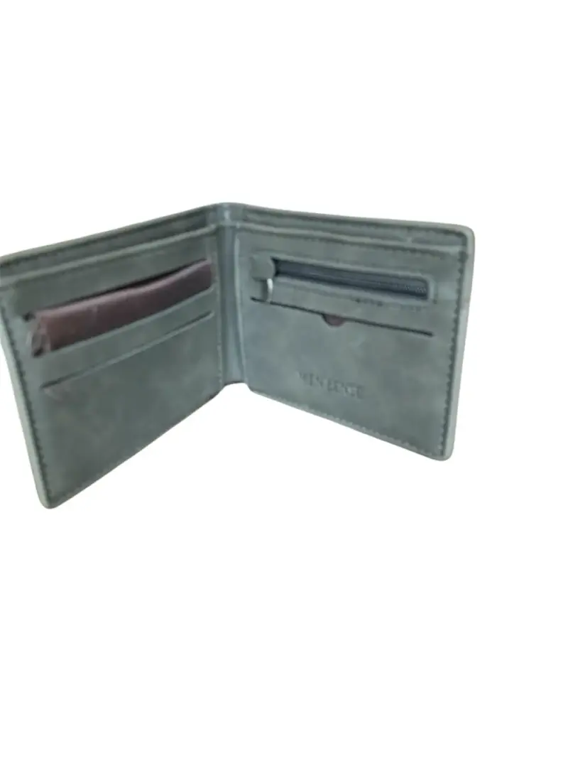 Organizador de cheques y tarjetas +billetera cuero - 3