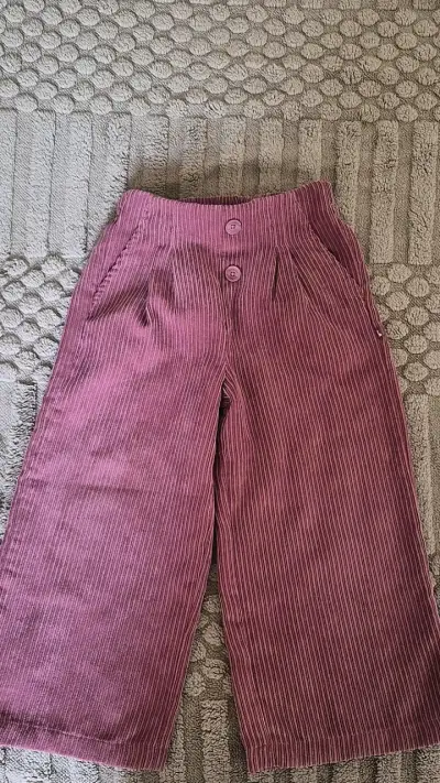 Pantalón estilo pslazo azul y rosado de niña - miniatura 2
