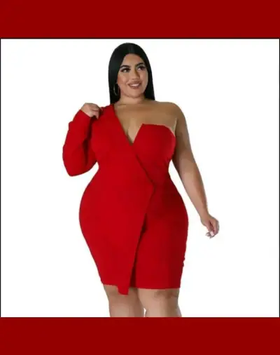 Vestido negro un hombro - miniatura 3