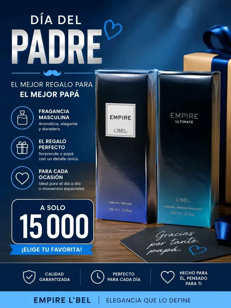 Perfume masculino Empire L'Bel - 1