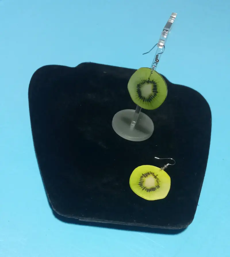 Aros artesanales kiwi - 1