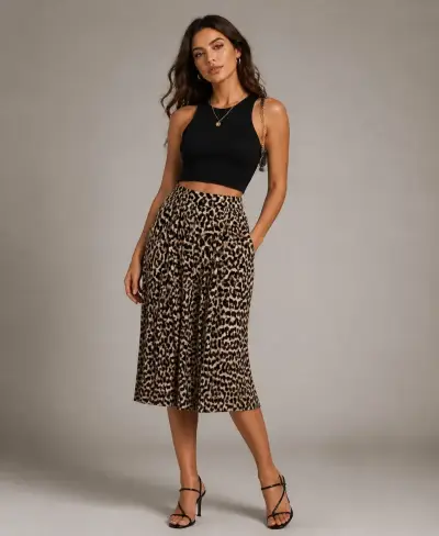Falda animal print - miniatura 1