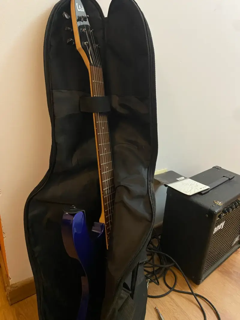 Guitarra eléctrica LTD H-50 + Funda + Cable - 4