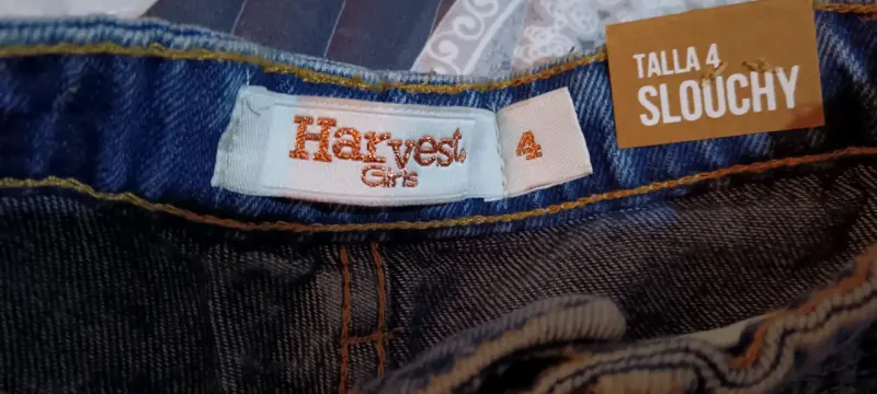 Jeans azul nuevo para niña - 3