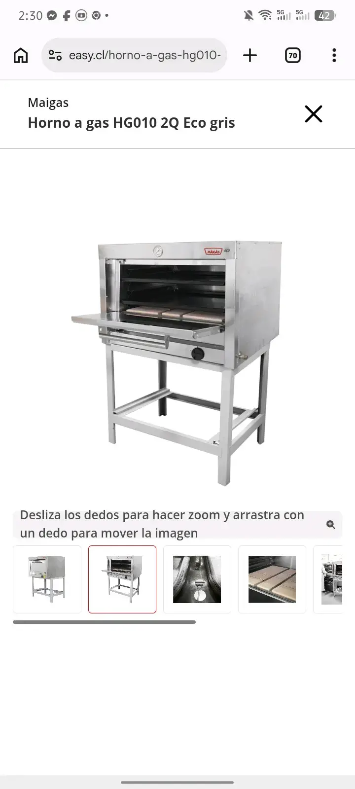 Horno de acero inoxidable Magas - 4