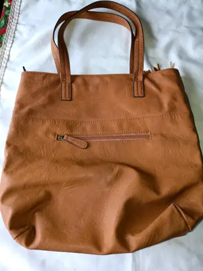Bolso marrón con flecos amphora - miniatura 2