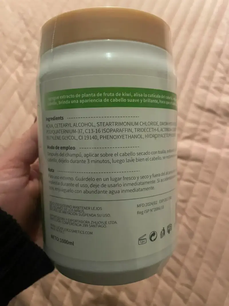 Mascarilla capilar suave kiwi - 2