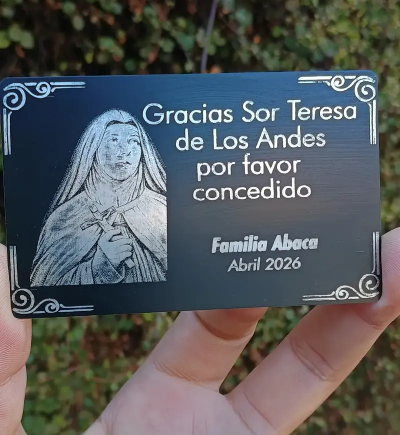 Placas de agradecimiento personalizadas - 2