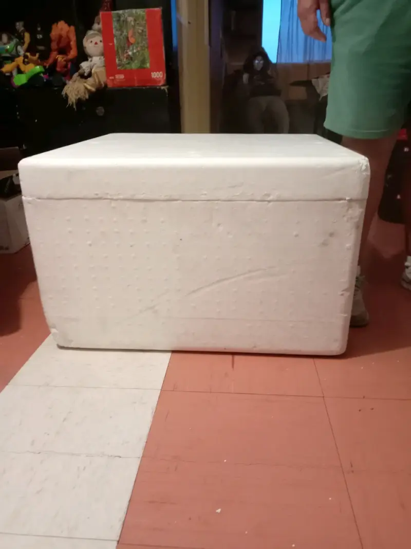 Caja de plumavit grande - 1