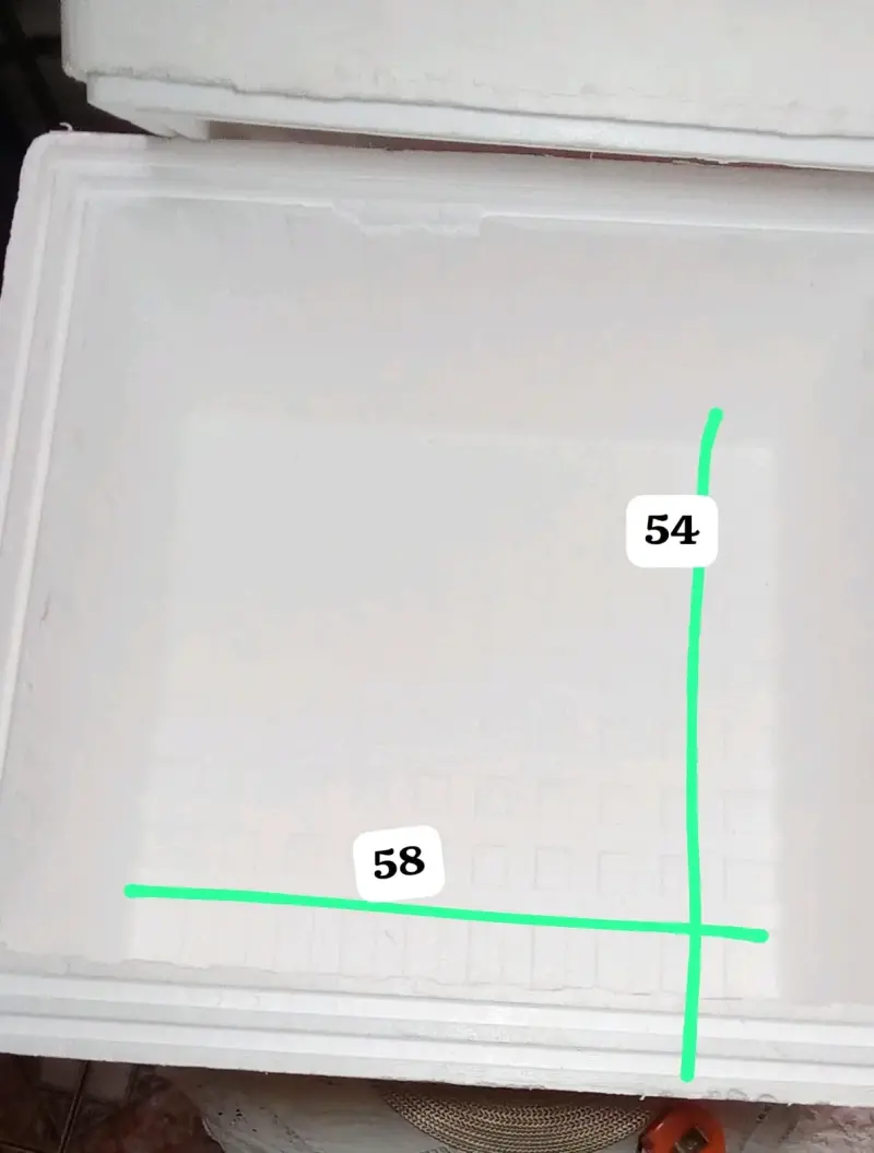 Caja de plumavit grande - 3