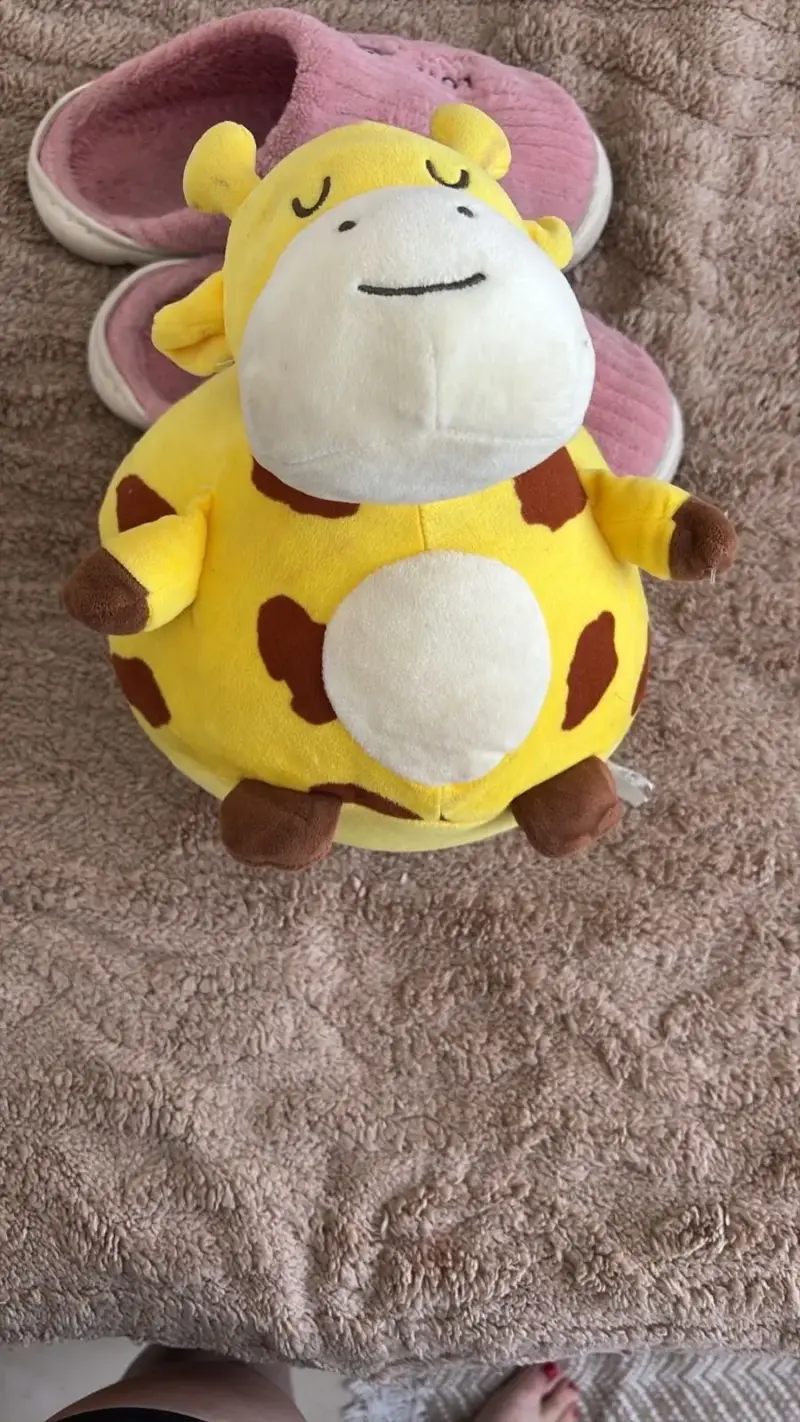 Peluche miniso jirafa amarilla