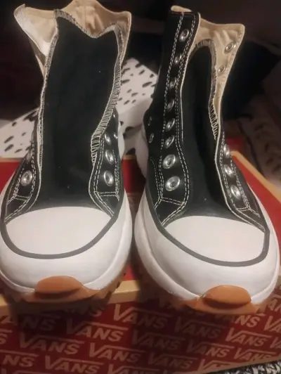 Zapatillas Converse negras sin cordones - miniatura 4