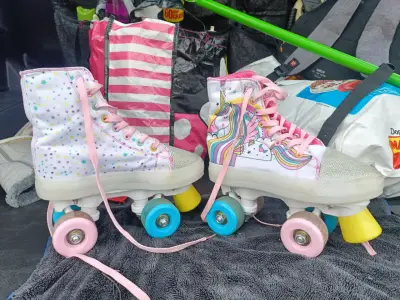 Patines de unicornio para niñas - miniatura 1
