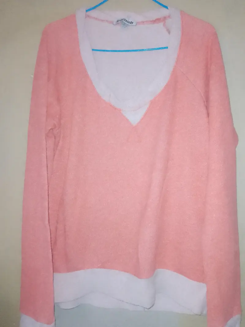Sweater rosado manga larga