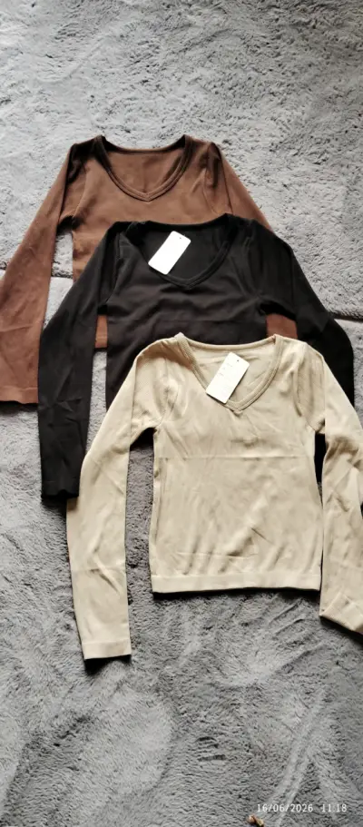 Pack de tres poleras manga larga - miniatura 1