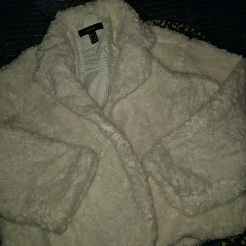 Chaqueta de borrego blanca - 2