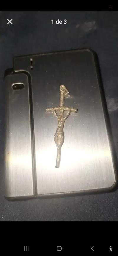 Crucifijo de plata 925 - miniatura 1