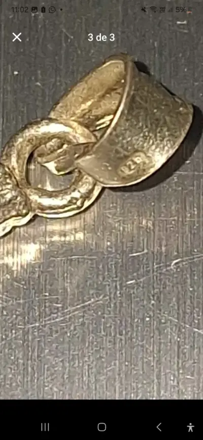 Crucifijo de plata 925 - miniatura 3