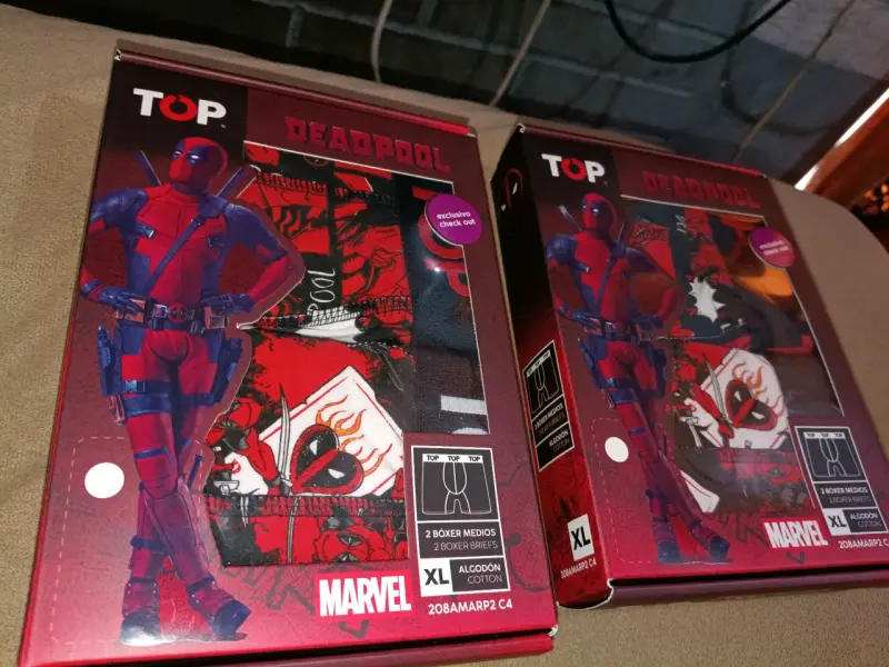 Boxers Deadpool diseño exclusivo