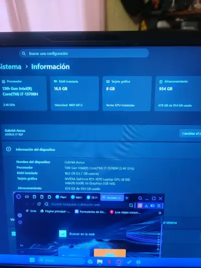 Notebook Gamer Aorus 17 BSF - miniatura 1