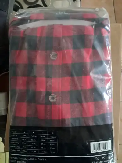 Camisa franela manga larga NUEVA (M ) - miniatura 2