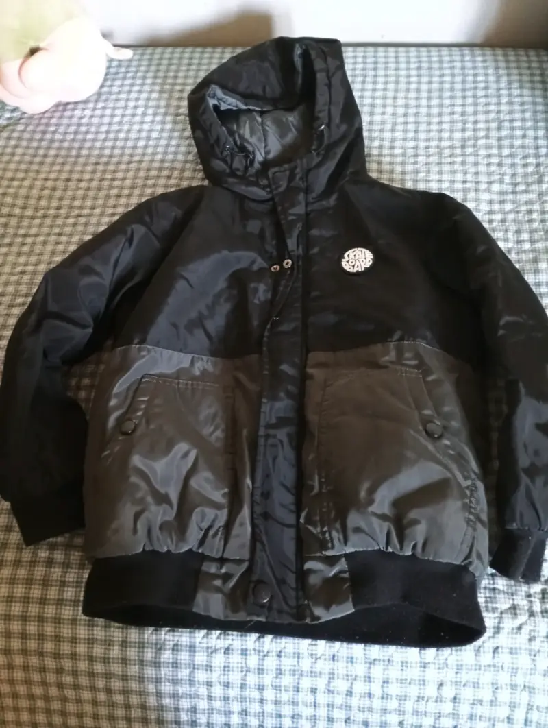 Chaqueta negra Skateboard T10 - 2