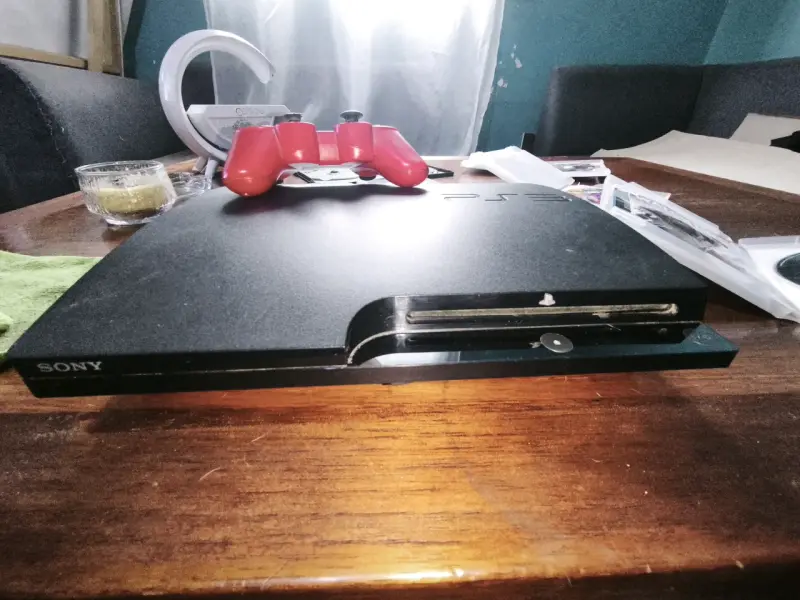 Consola Sony PlayStation 3 negra FAT - 1