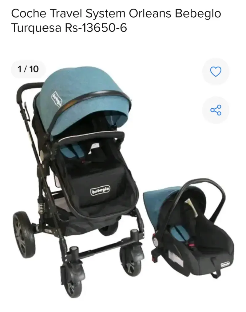 Coche Travel System Orleans Bebeglo
