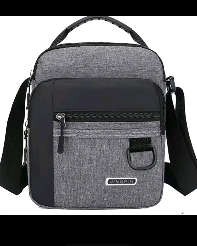 Bolso bandolera casual gris - 2