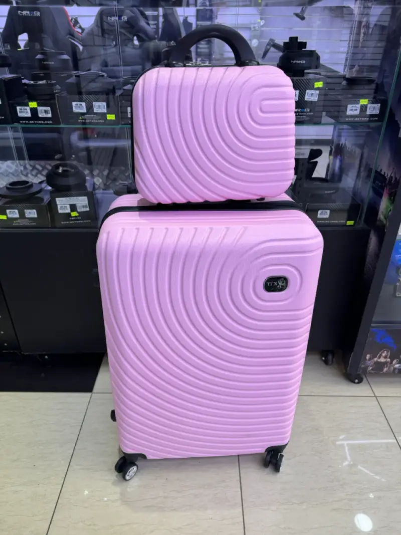 Set de maletas magenta estilo moderno - 3
