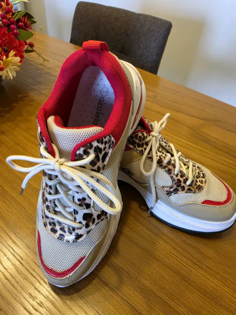 Zapatillas deportivas animal print, Azaleia - 3