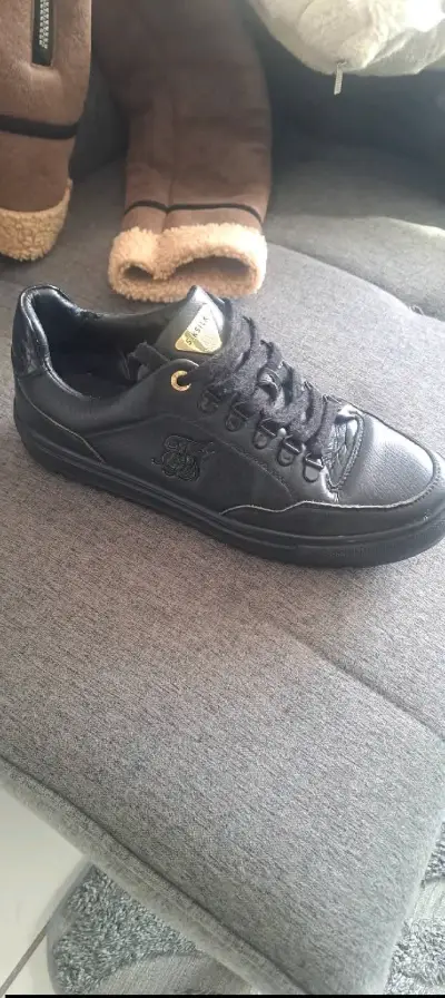Zapatillas negras hombre sik silk - miniatura 4