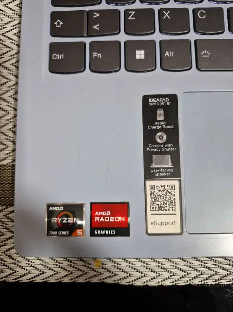 Notebook Lenovo gris claro - 3