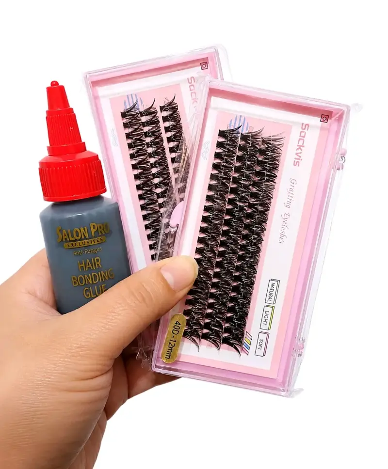 Set de extensiones de pestañas 40D #12 mm