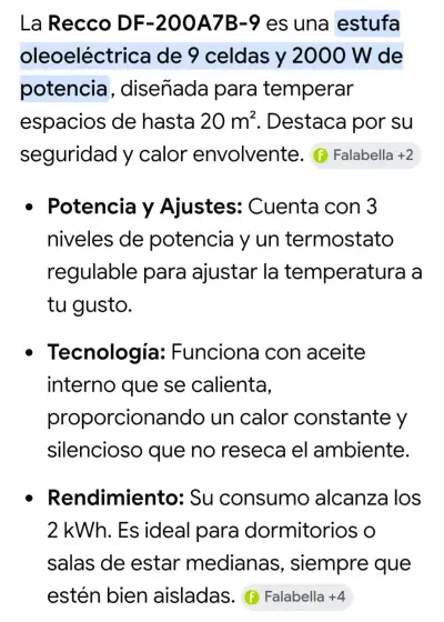 Estufa eléctrica de aceite - miniatura 2