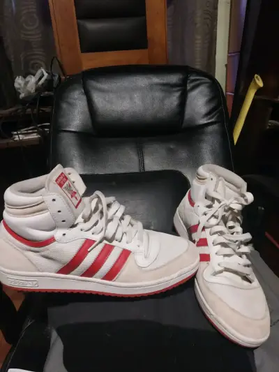 Zapatillas Adidas Top Ten, blanco y rojo - miniatura 1