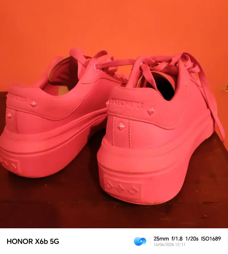 Zapatillas rosadas Skechers - 5