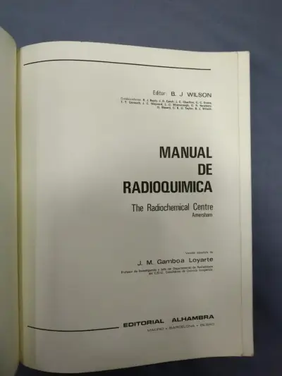 Libro Manual De Radioquimica De Gamboa Loyarte - miniatura 4