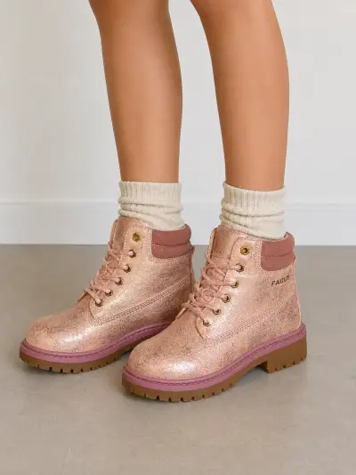 Botas infantiles rosas - miniatura 1