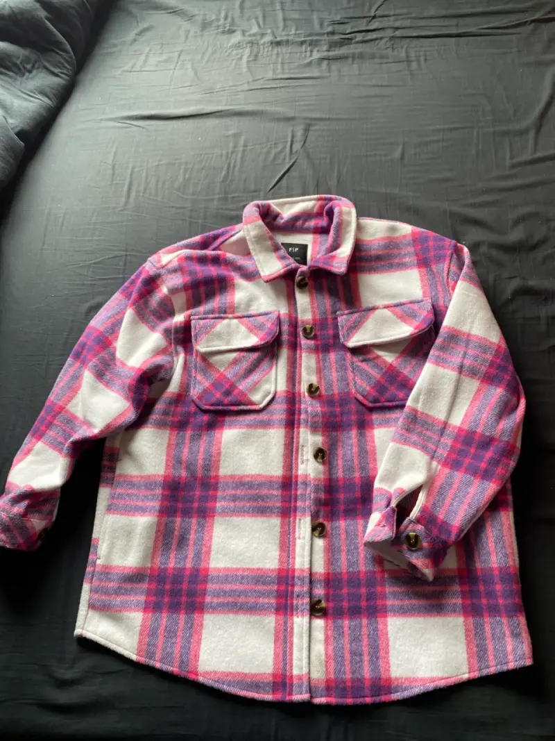 Camisa de franela a cuadros - 1