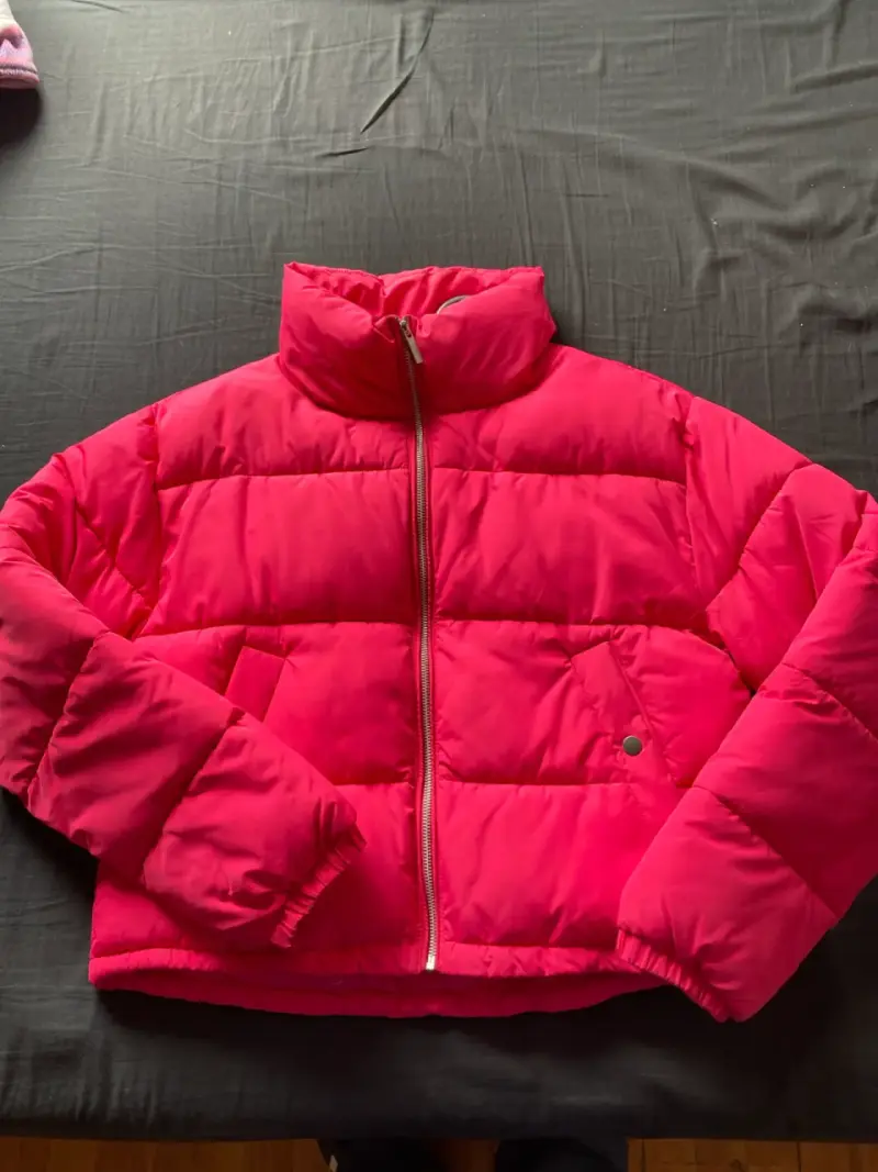 Chaqueta pufa fucsia - 1