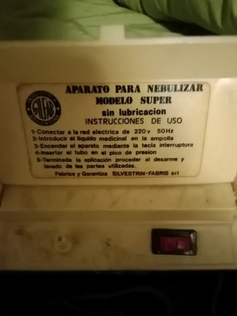 Nebulizador modelo Super - 1