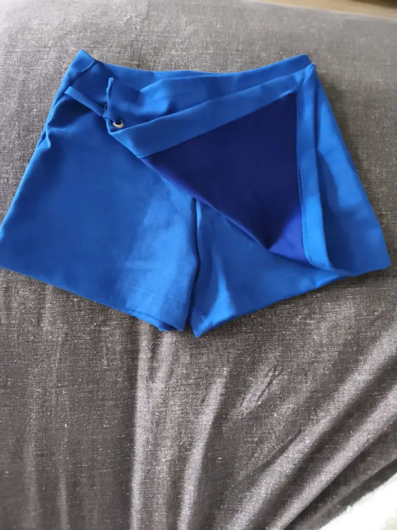 Falda Short corta azul - 2
