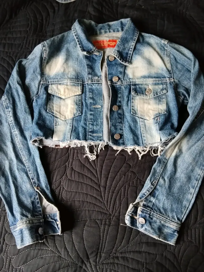Chaqueta corta de mezclilla - 1