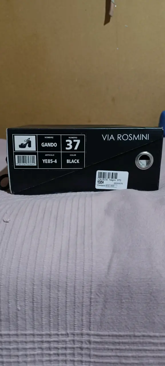 Zapatos plataforma negros Via Rosmini - 1