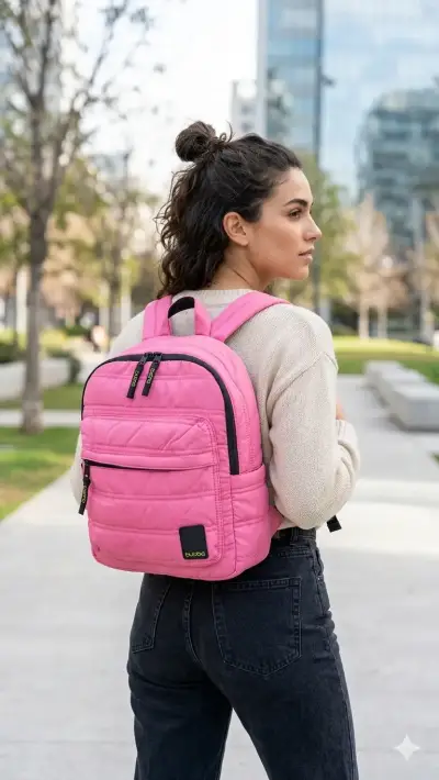 Mochila rosada moderna bubba - miniatura 1