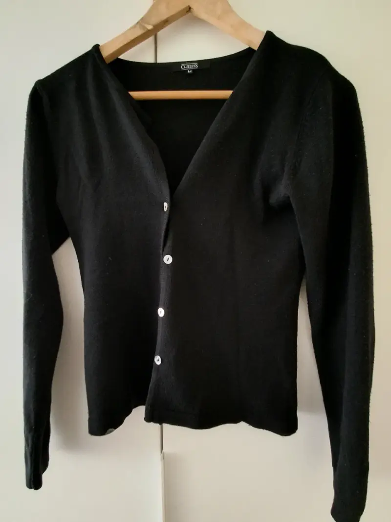 Cardigan negro de mujer