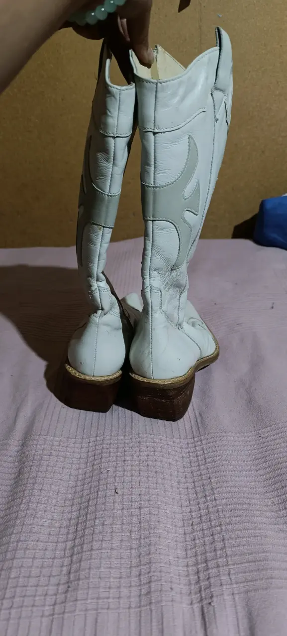 Botas vaqueras blancas - 3
